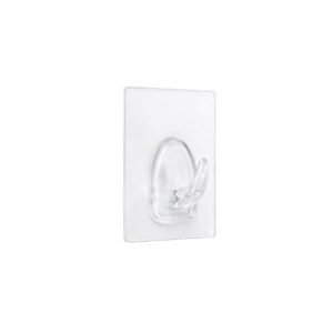 Mod.1290 Colgador adherente reutilizable base 60x47 mm.