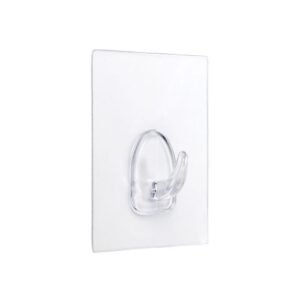 Mod.1291 Colgador adherente reutilizable base 80x62 mm.