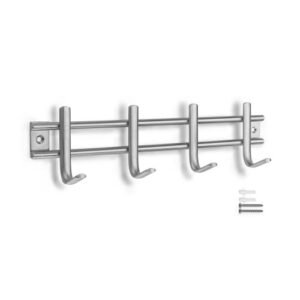Mod.3717 Colgador acero inoxidable 4 ganchos