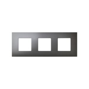 Funda intercambiable para marco 3 elementos titanium Simon 27 Play