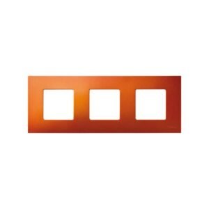 Funda intercambiable para marco 3 elementos naranja artic Simon 27 Play