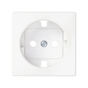 Tapa con dispositivo de seguridad para base de enchufe schuko blanco mate Simon 82 Concept