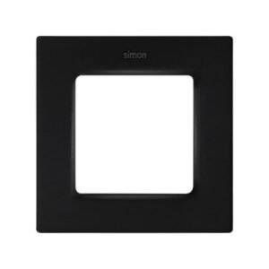 Marco para 1 elemento negro mate Simon 82 Concept