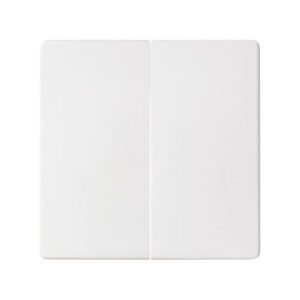 Tecla doble para mecanismos doble blanco mate Simon 82 Concept