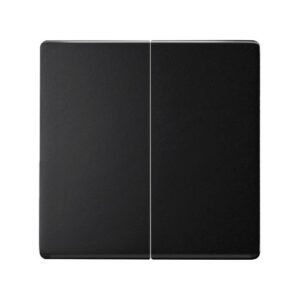Tecla doble para mecanismos doble negro mate Simon 82 Concept