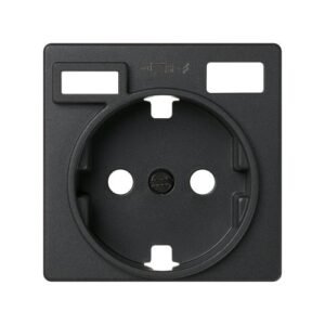 Tapa para la base de enchufe schuko con 2 cargadores USB A + C 10,5W grafito Simon 82