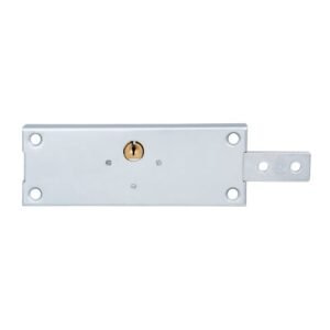 Cerradura FAC para garajes con cilindro exterior e interior. Disponible en pareja izquierda y derecha.