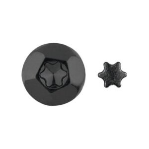 ESTRINV N [CP] Tornillo inviolable. Huella TX. Estrella inviolable. Negra