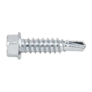 DIN-7504-K RE [CP] Tornillo autotaladrante de punta reducida y cabeza hexagonal de 8 mm. Tornillo