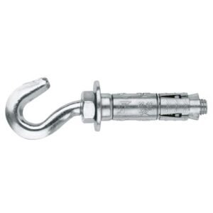 ZA-GF [CP] Anclaje de zamak para cargas medias-altas en materiales macizos o huecos. Gancho forjado
