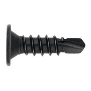 BCP N [CP] Tornillo autotaladrante de cabeza extraplana y huella PH. Zincado negro. Huella PH