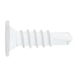 BCP B [CP] Tornillo autotaladrante de cabeza extraplana y huella PH. Pintado blanco. Huella PH