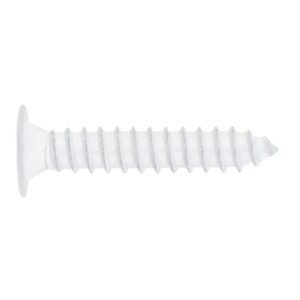CP-B [CP] Tornillo rosca chapa con cabeza extraplana. Pintado blanco. Huella PH