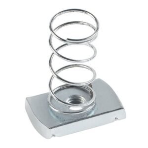 TU-MU [CP] Accesorios para perfiles Indextrut. Tuerca guía Indextrut con muelle