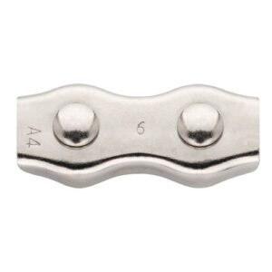 SJ-PD A4 [CP] Sujetacable plano. Doble. Inoxidable A4