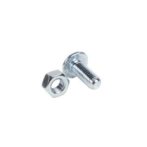 Tornillo Carretillo M8 x 20 mm con tuerca Cincada