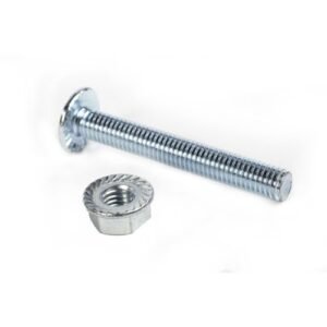 Tornillo Carretillo M8 x 57 mm con tuerca Cincada