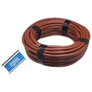 Tubería secundaria (microtubo) Ø 6 mm. de polietileno, marrón-15 m. c/goteros cada 15cm | C4190