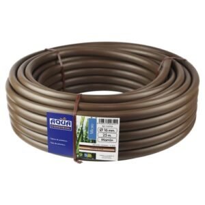 Tubería Ø 16 mm. de polietileno para riego por goteo color marrón oscuro - 25 m. | C4372A