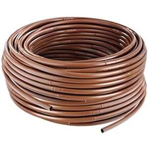 Tubería Ø 16 mm. de polietileno color marrón - 100 m. - goteros integrados cada 33 cm. | C4343