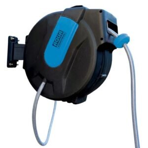 Enrollador automático de manguera. 20m + 1,5m. Acc bimateria.