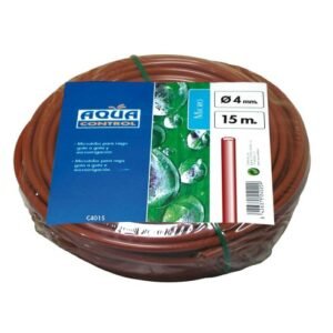 Tubería secundaria (microtubo) Ø 4 mm. de polietileno color marrón - 15 m. | C4015
