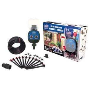 Kit de riego Gota a Gota para Balcones - 12 plantas