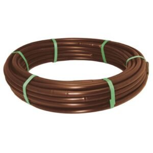 Tubería Ø 16 mm. de polietileno color marrón - 25 m. - goteros integrados cada 50 cm. | C4356