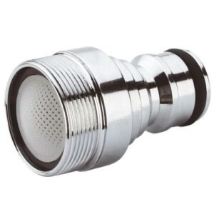 Adaptador Metálico Rosca métrica macho 24/100