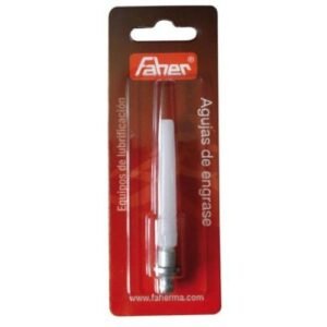 Aguja de engrase FAHER inoxidable L-38 mm galga 16