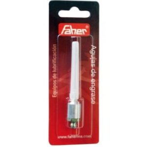 Aguja de engrase FAHER inoxidable L-36 mm galga 18