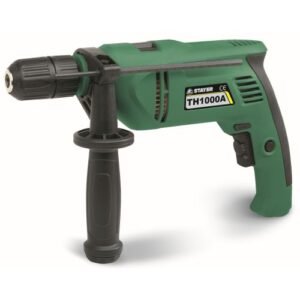 Taladro percutor de 1000W con variador electrónico de velocidad TH 1000 AK, incluye maletín