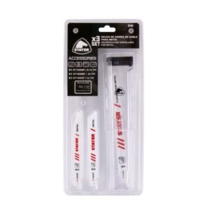 3 Hojas de Sierra de Sable BIM para Metal.
