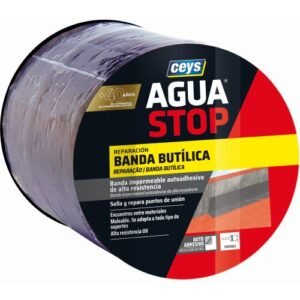 AGUASTOP BANDA IMP. BUTILO GRIS 15CMX10M