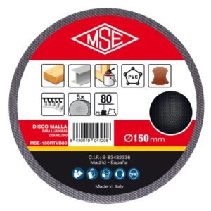 5 DISCOS LIJA MALLA 150MM VELCRO MSE-150RTVB
