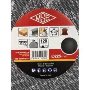 5 DISCOS LIJA MALLA 225MM VELCRO MSE-225RTVB