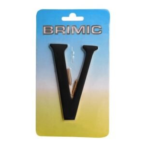 BL LETRA LATON V LTR01 100mm NE*
