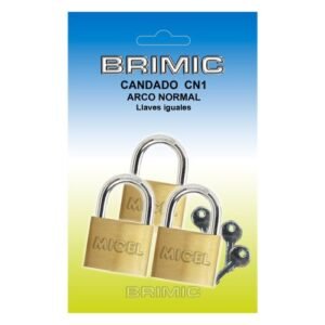 BL 3 CANDADOS ARCO NORMAL CN01 25mm LT (LL/I)