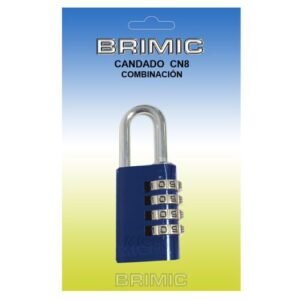 BL CANDADO COMBINACION CN08 20mm AZUL