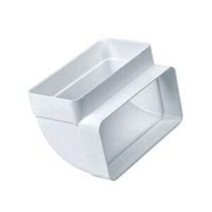 CODO 90º VERTICAL VN10 147x70mm BL