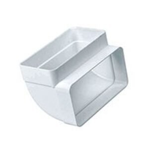 CODO 90º VERTICAL VN10 170x90mm BL