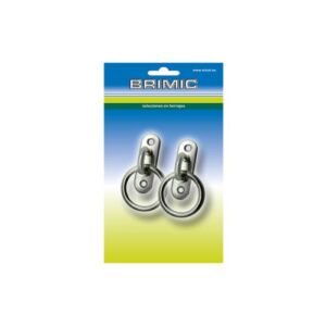 BL PLACA AMARRE OVAL C/ANILLA AP11 45x17mm AISI316
