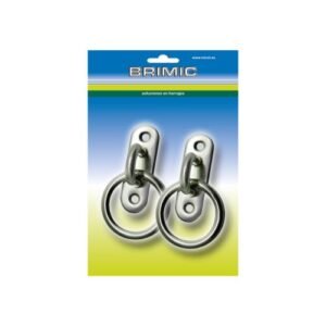 BL PLACA AMARRE OVAL C/ANILLA AP11 80x26mm AISI316