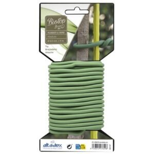 Alambre recubierto de caucho - 5 m. - Ø 5 mm. - Verde | B2187