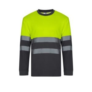 305615 / CAMISETA ALGODÓN BICOLOR ML AV