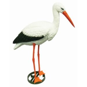 Animal decorativo para estanque - Cigüeña - 80 cm.