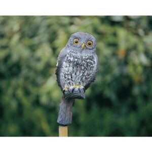 Animal decorativo para estanque - Mochuelo - 24 cm.