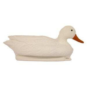 Animal decorativo para estanque - Pato blanco - 43 cm.