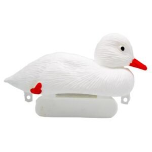 Animal decorativo para estanque - Patitos blancos - 9 cm.