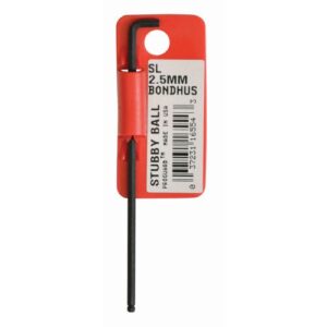 Bondhus Llave hexagonal en L punta-bola métrica Stubby™